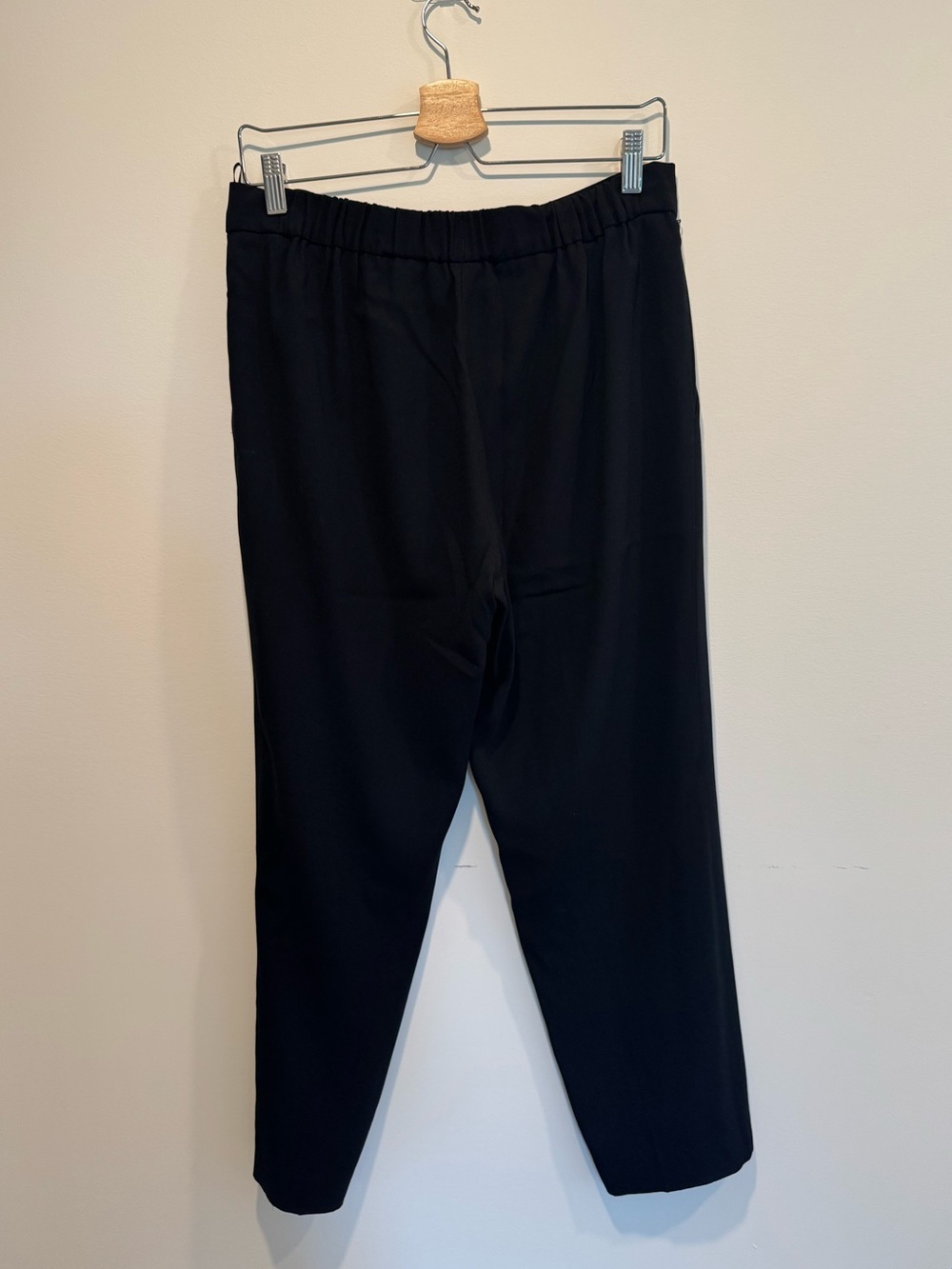 Babaton Black Elastic-Waist Trousers